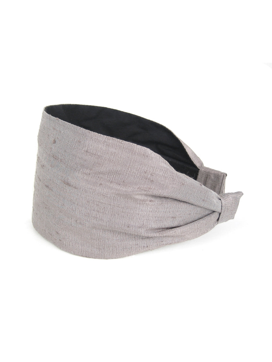 Aya Headband, Dupioni Silk Solids