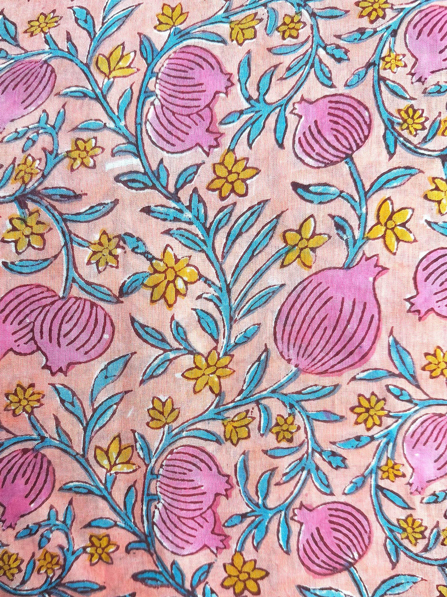 Pooja Dress, Coral Pomagranites