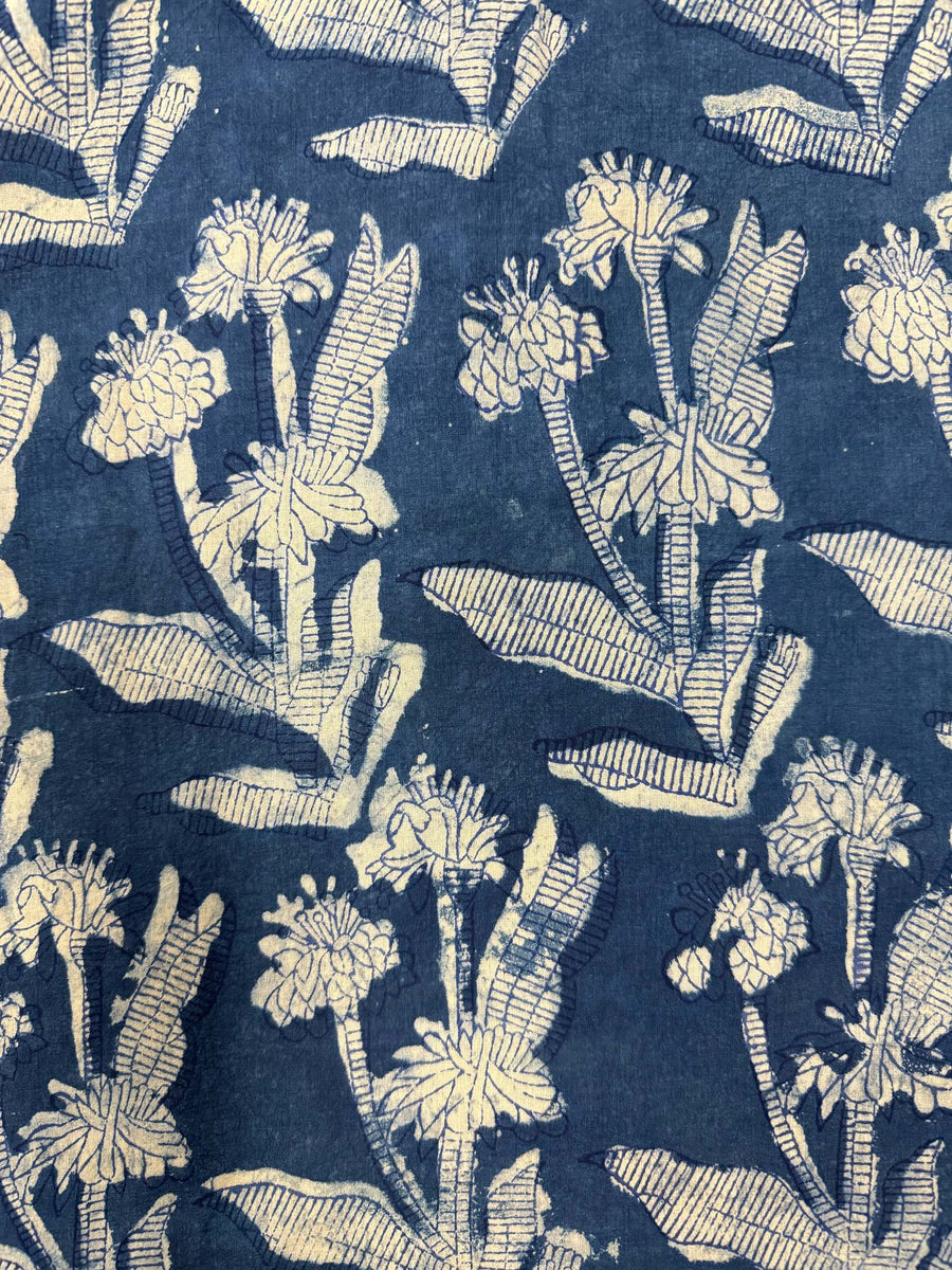 Pooja Dress, Indigo Acadian Floral