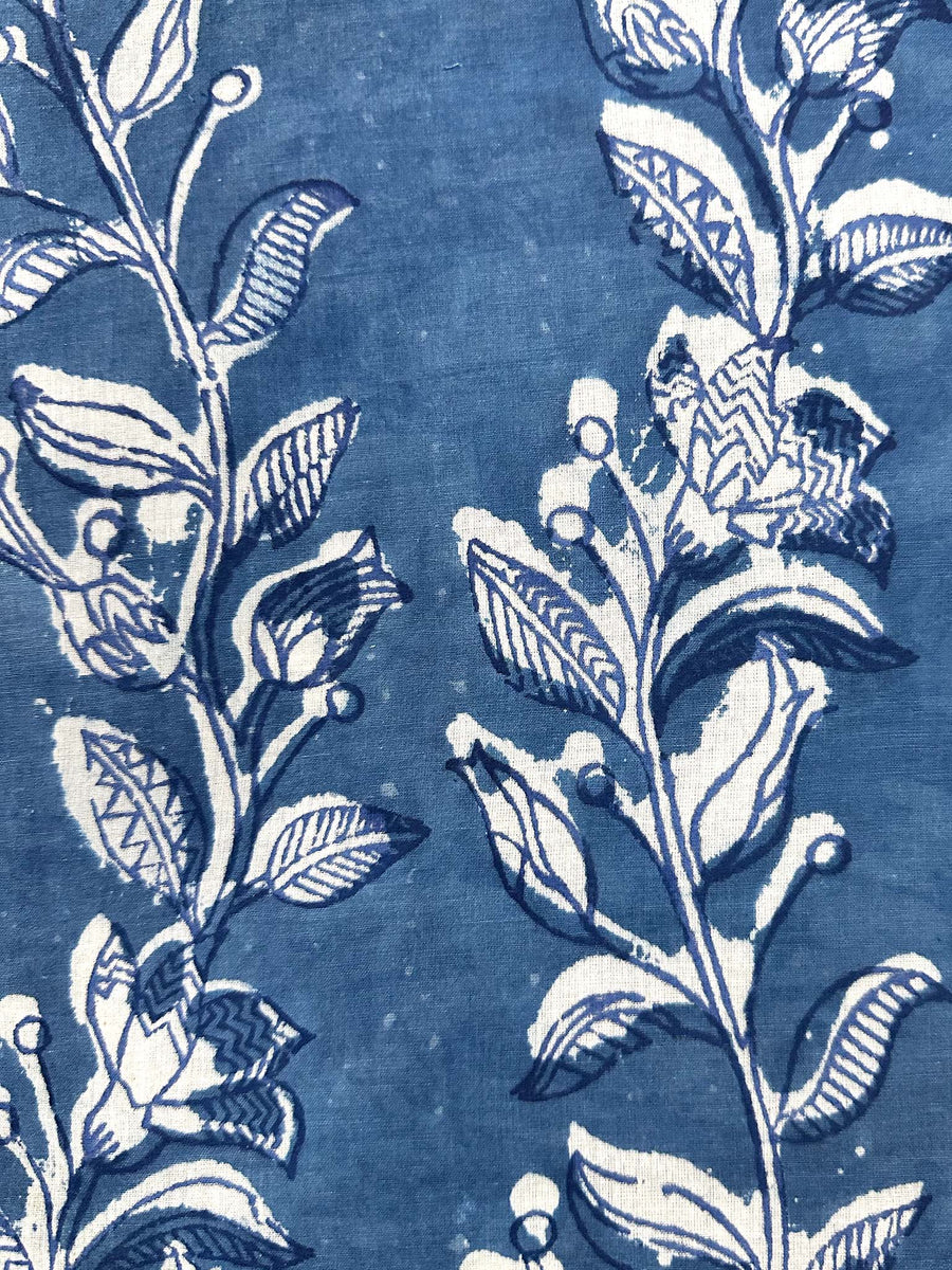 Pooja Dress, Indigo Vines