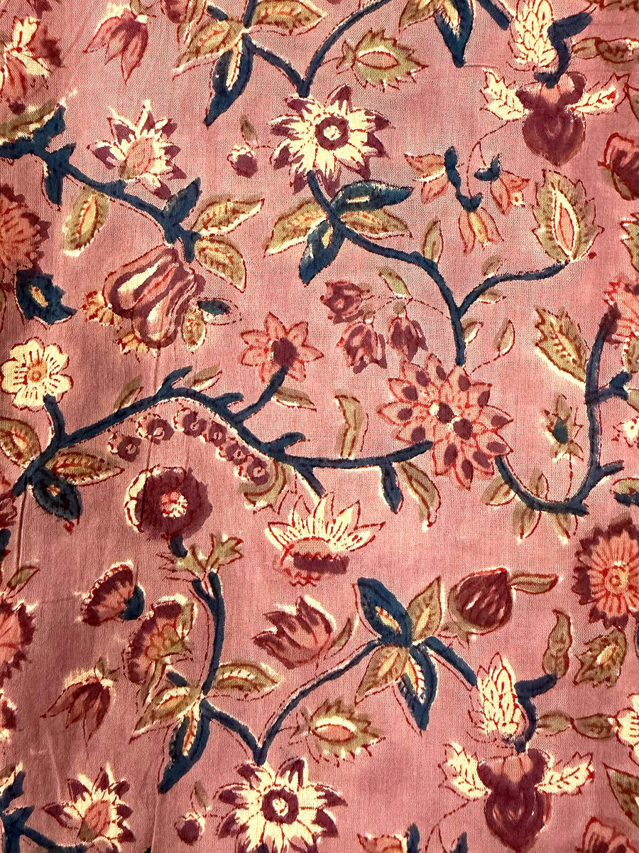 Pooja Dress, Mauve Mango Mini Floral