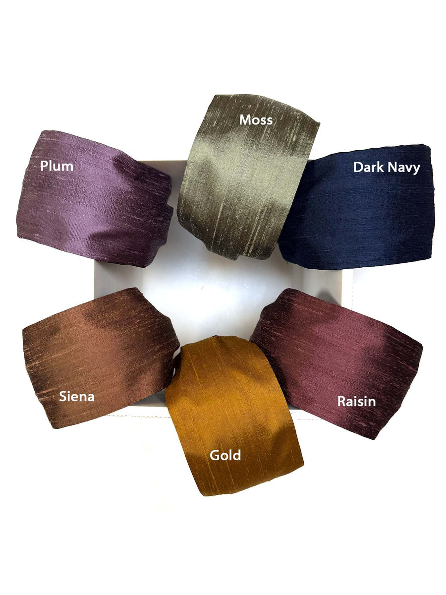 Aya Headband, Dupioni Silk Solids