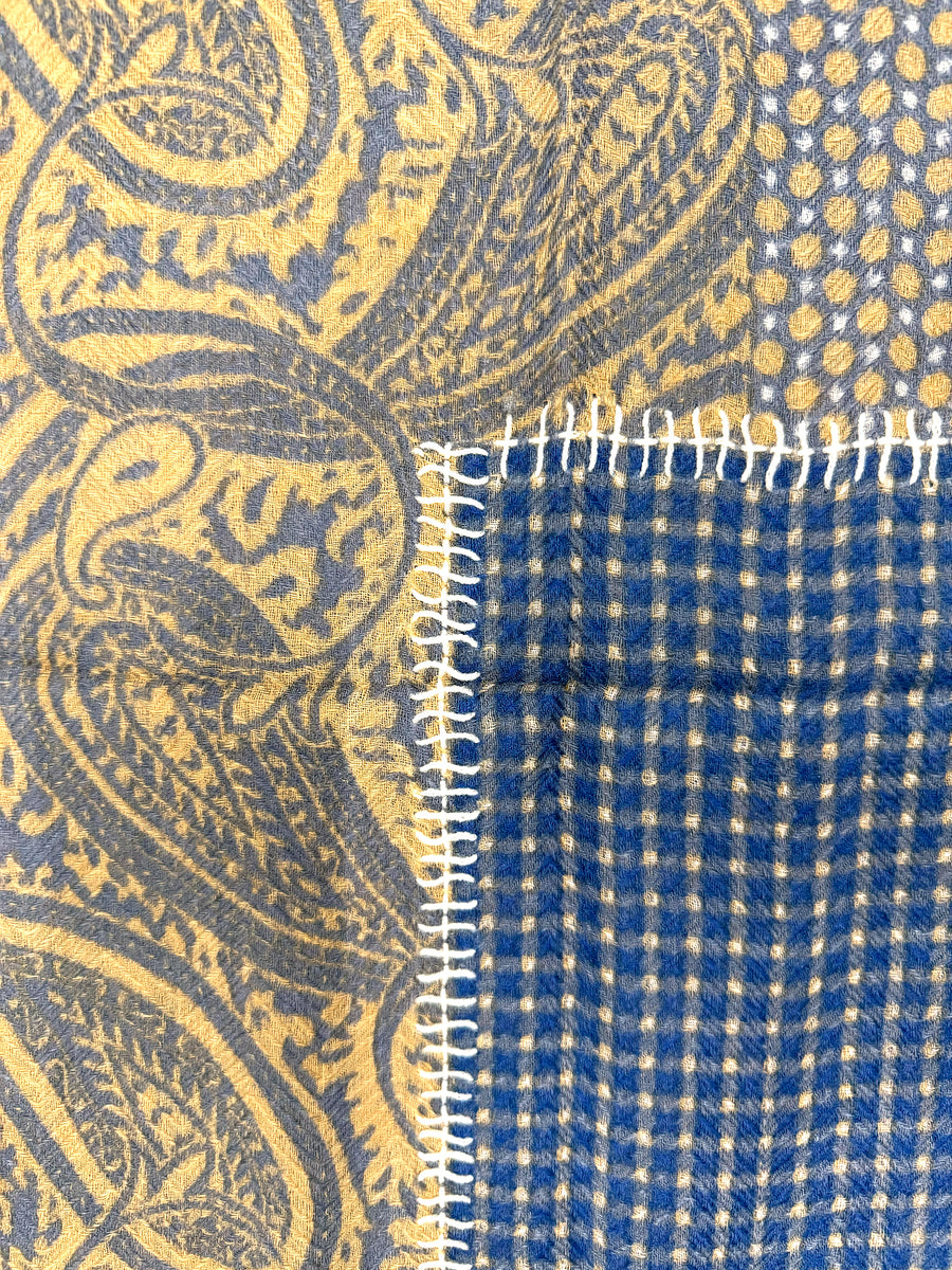 Matty Digital Print Shawl w/ EMB No. 7