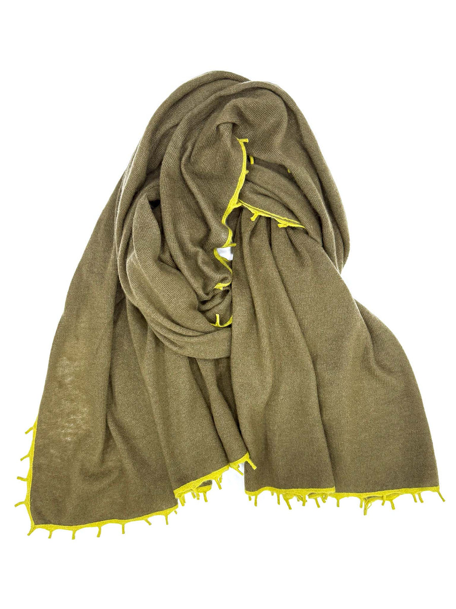 Cashmere Knit Shawls w/ Eyelash Trim - 6 AMAZING Colors!