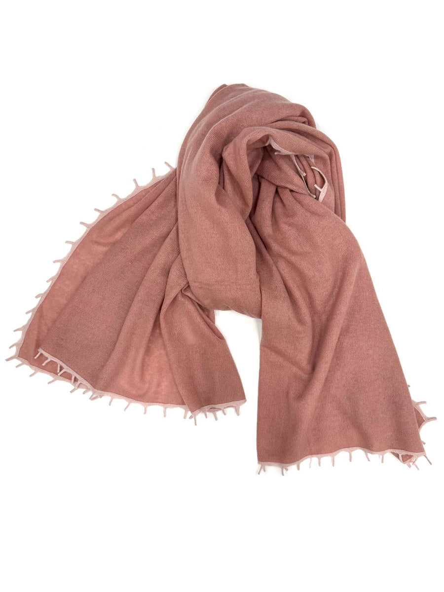 Cashmere Knit Shawls w/ Eyelash Trim - 6 AMAZING Colors!