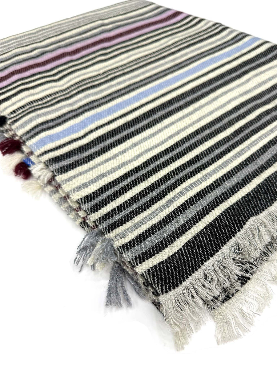 Cashmere Stripe Scarf/Shawls
