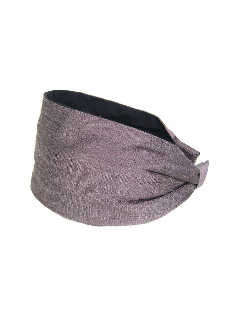 Aya Headband, Dupioni Silk Solids